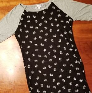 Lularoe Julia Raccoon Print Htf 🦄
